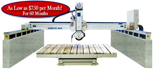 Granite Bridge Saw, Model SIM-400